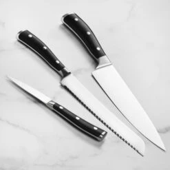Wusthof Classic Ikon 3 Piece Knife Set -Zwilling Shop 43317
