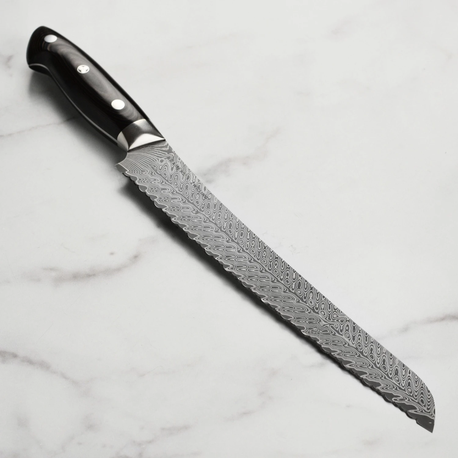 Kramer Stainless Damascus 10" Bread Knife 3 Kramer Stainless Damascus 10" Bread Knife