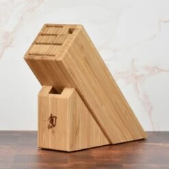 Shun Premier 8" Chef's Knife With Slim Knife Block & Steel -Zwilling Shop 44446