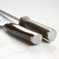 Shun Premier 8" Chef's Knife With Slim Knife Block & Steel -Zwilling Shop 44449