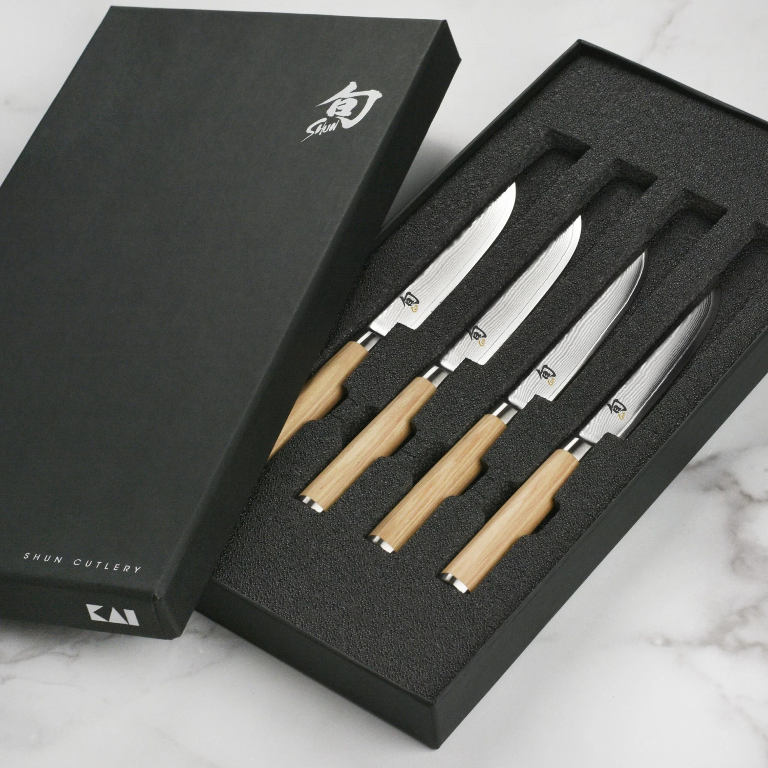Shun Classic Blonde 4 Piece Steak Knife Set 5 Shun Classic Blonde 4 Piece Steak Knife Set - Image 3