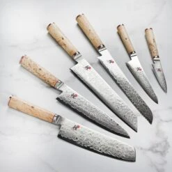 Miyabi Birchwood SG2 8 Piece Magnetic Easel Knife Set -Zwilling Shop 44925