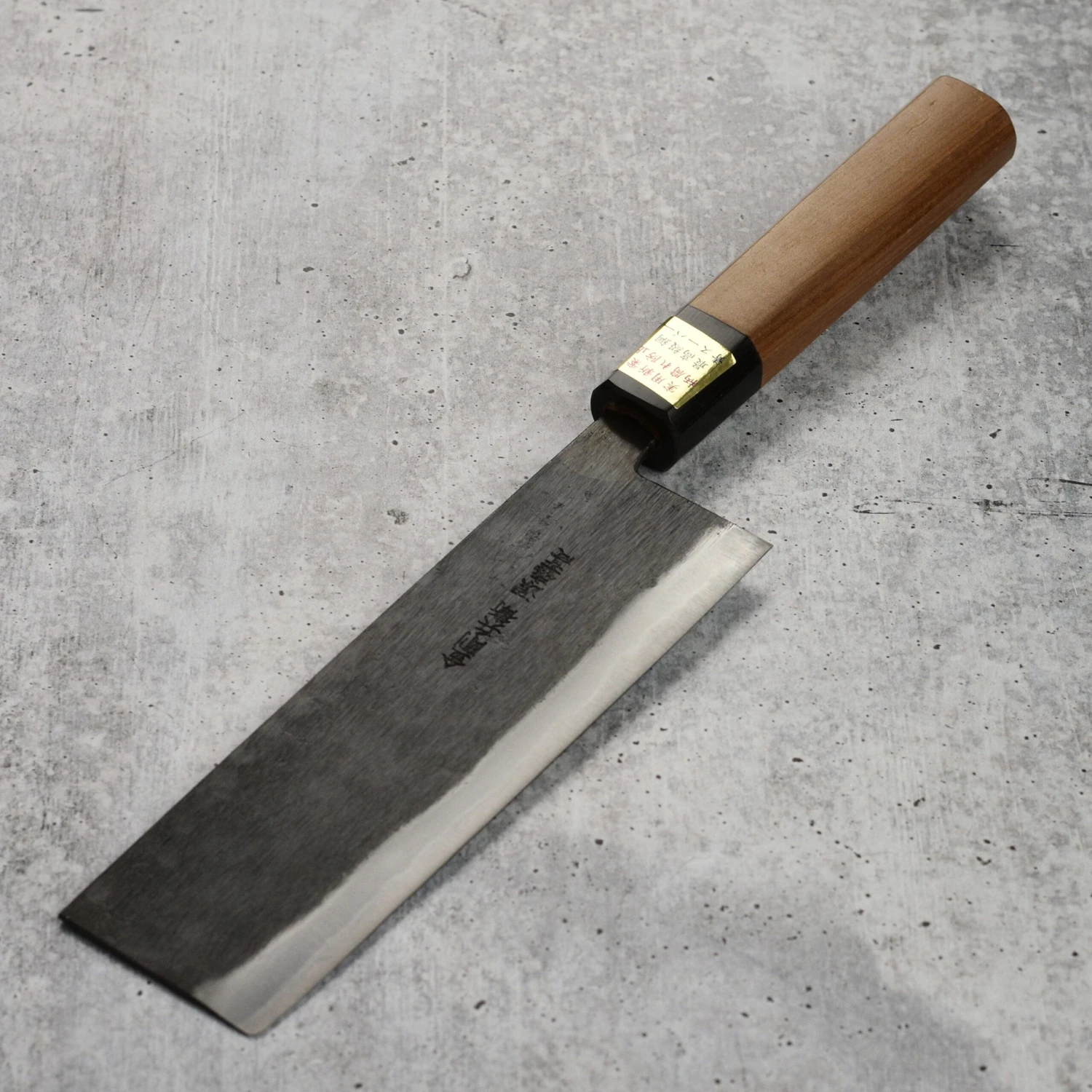 Moritaka 6.5" Aogami Super Carbon Steel Nakiri 3 Moritaka 6.5" Aogami Super Carbon Steel Nakiri