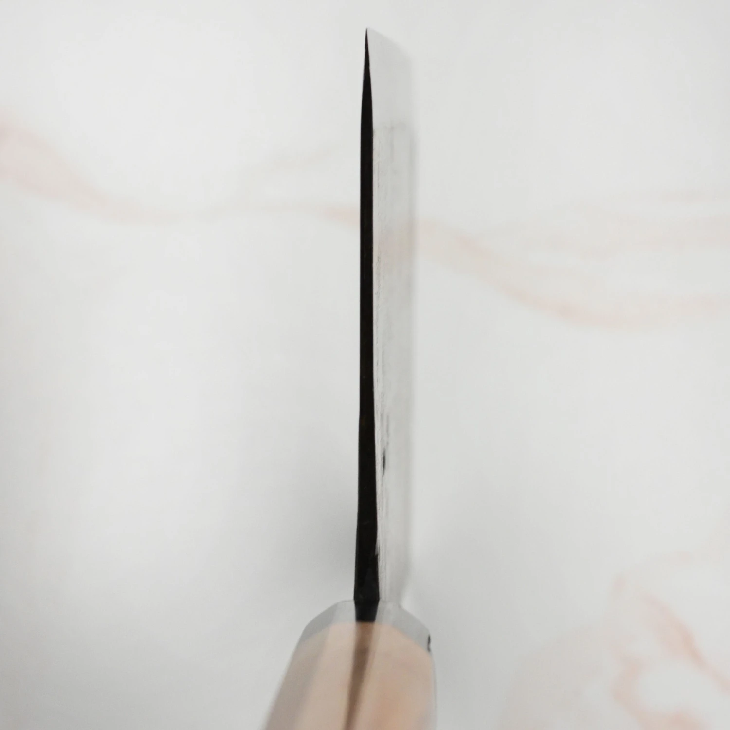 Moritaka 8.6" Aogami #2 Carbon Steel Chinese Chef's Knife 9 Moritaka 8.6" Aogami #2 Carbon Steel Chinese Chef's Knife - Image 7