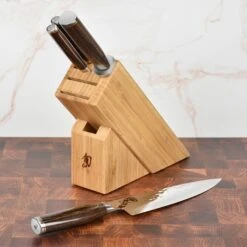 Shun Premier 5 Piece Slimline Knife Block Set 17 Shun Premier 5 Piece Slimline Knife Block Set -Zwilling Shop 45135