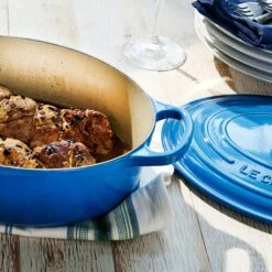 Le Creuset Signature Cast Iron 8-quart Marseille Oval Dutch Oven With Copper Knob -Zwilling Shop 45338