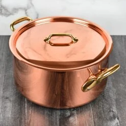 Mauviel M200B 9.4-quart Copper Stock Pot -Zwilling Shop 45360
