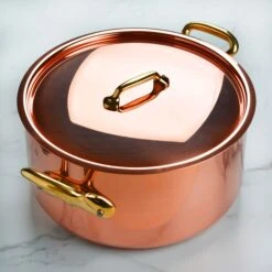 Mauviel M200B 9.4-quart Copper Stock Pot -Zwilling Shop 45365