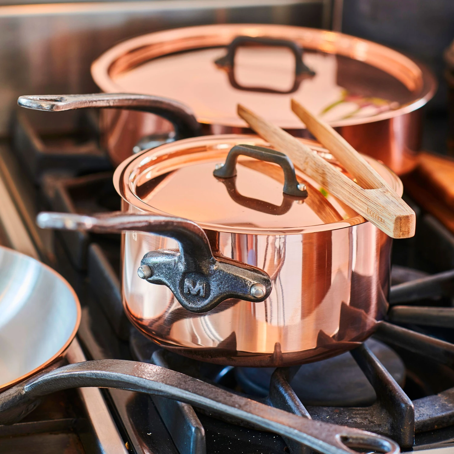 Mauviel M200Ci 12 Piece Copper Cookware Set 11 Mauviel M200Ci 12 Piece Copper Cookware Set - Image 9