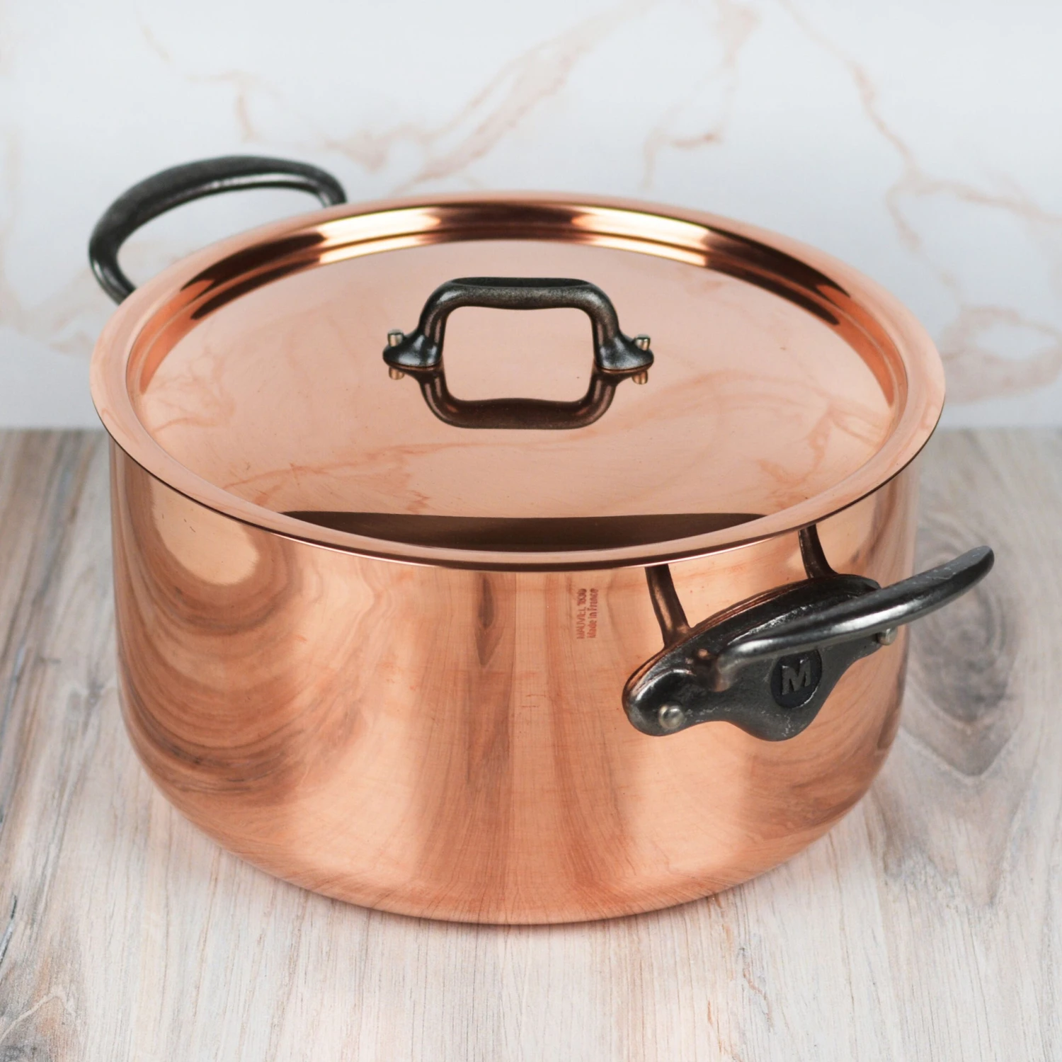 Mauviel M200Ci 9.4-quart Copper Stock Pot 5 Mauviel M200Ci 9.4-quart Copper Stock Pot - Image 3