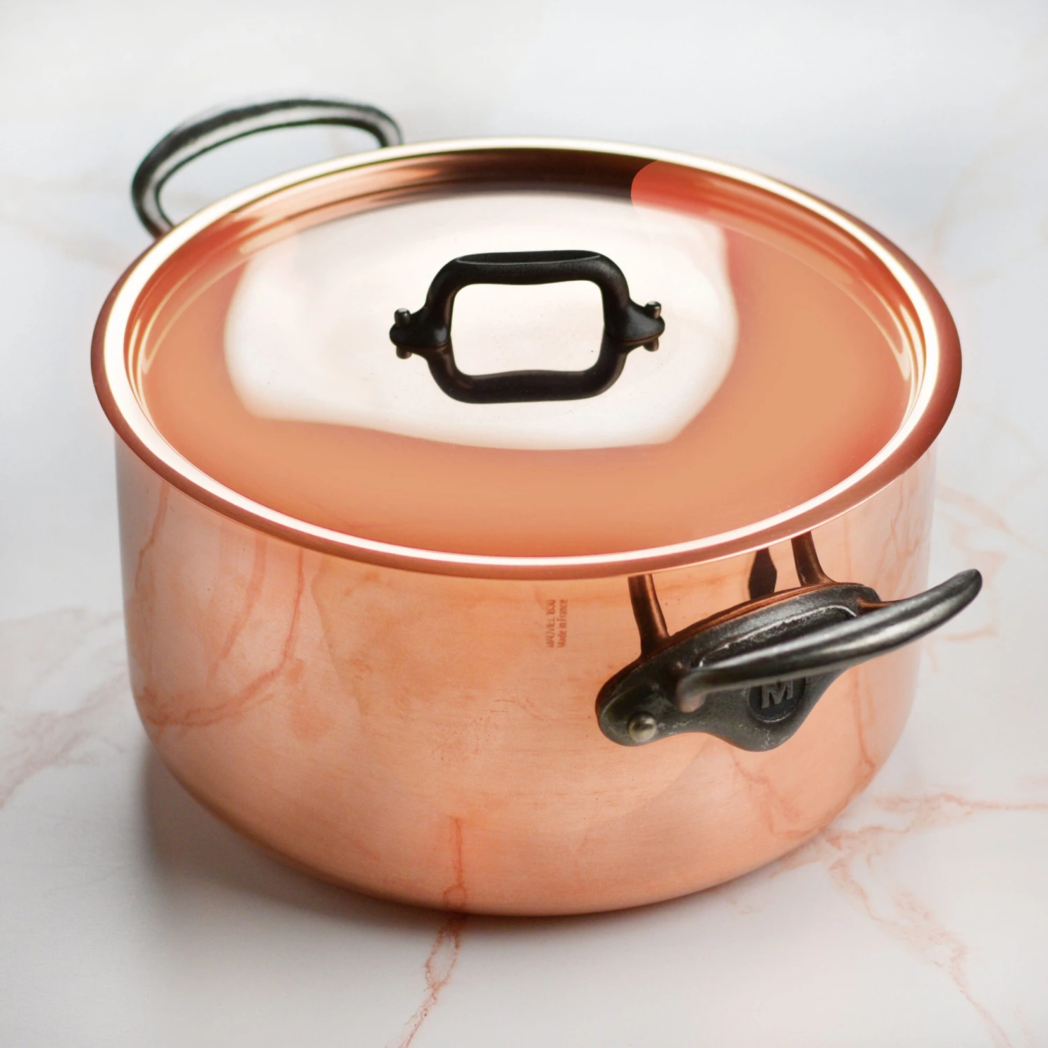Mauviel M200Ci 9.4-quart Copper Stock Pot 8 Mauviel M200Ci 9.4-quart Copper Stock Pot - Image 6