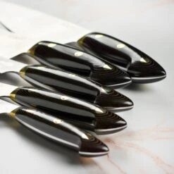 Kramer Carbon 2.0 7 Piece Magnetic Easel Knife Block Set -Zwilling Shop 45912