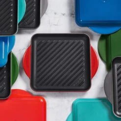 Le Creuset Cast Iron 9.5" Marseille Square Grill Pan -Zwilling Shop 45946