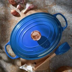Le Creuset Signature Cast Iron 8-quart Marseille Oval Dutch Oven With Copper Knob -Zwilling Shop 46092