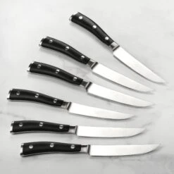 Wusthof Classic Ikon 6 Piece Steak Knife Set With Wood Case 15 Wusthof Classic Ikon 6 Piece Steak Knife Set With Wood Case -Zwilling Shop 46187