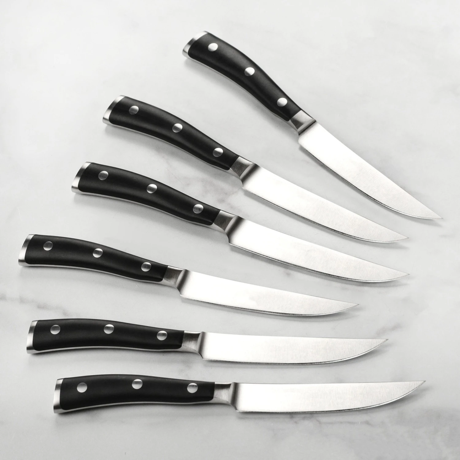 Wusthof Classic Ikon 6 Piece Steak Knife Set With Wood Case 9 Wusthof Classic Ikon 6 Piece Steak Knife Set With Wood Case - Image 7