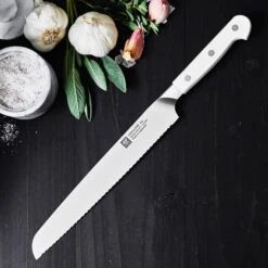Zwilling Pro Le Blanc 9" Bread Knife With Z15 Serration -Zwilling Shop 46261