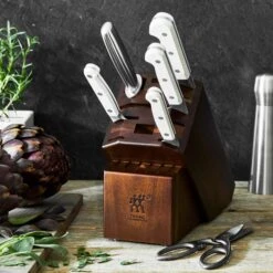 Zwilling Pro Le Blanc 5" Serrated Utility Knife -Zwilling Shop 46267 68affea1 a665 4ae7 98fa 2742da467674