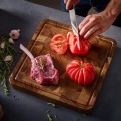 Wusthof Ikon Blackwood 7 Piece Walnut Slim Knife Block Set -Zwilling Shop 46546