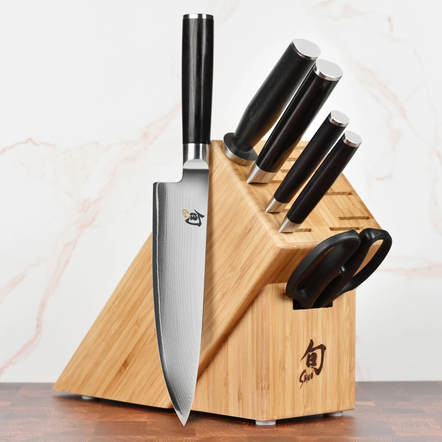 Shun Classic 7 Piece Knife Block Set 3 Shun Classic 7 Piece Knife Block Set