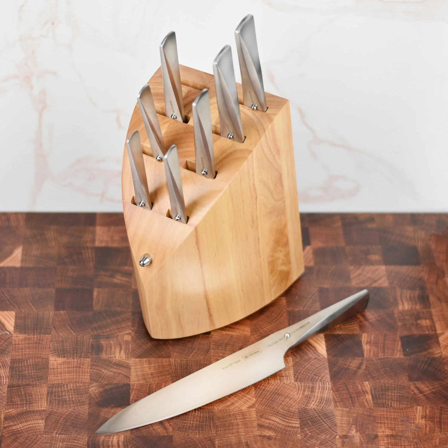 Chroma Type 301 9 Piece Deluxe Knife Block Set 5 Chroma Type 301 9 Piece Deluxe Knife Block Set - Image 3