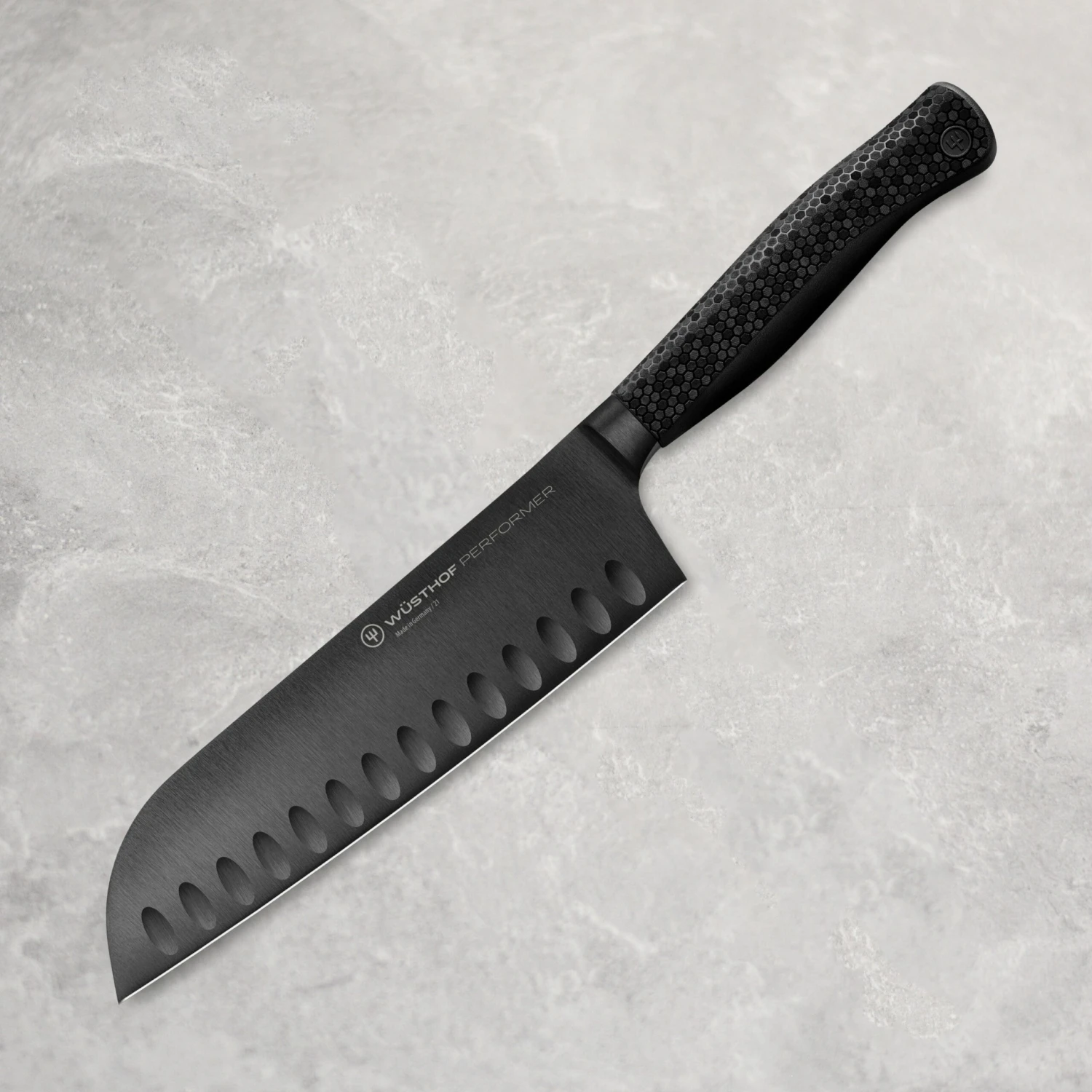 Wusthof Performer 7" Hollow Edge Santoku Knife 3 Wusthof Performer 7" Hollow Edge Santoku Knife