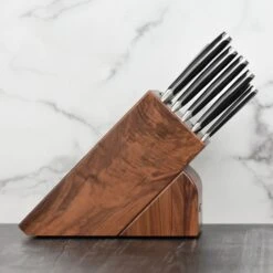 Wusthof Classic Ikon 10 Piece Walnut Knife Block Set 19 Wusthof Classic Ikon 10 Piece Walnut Knife Block Set -Zwilling Shop 47346