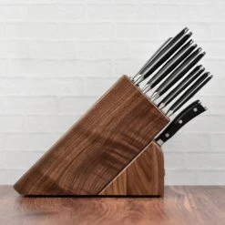 Wusthof Classic Ikon 16 Piece Walnut Knife Block Set 20 Wusthof Classic Ikon 16 Piece Walnut Knife Block Set -Zwilling Shop 47396