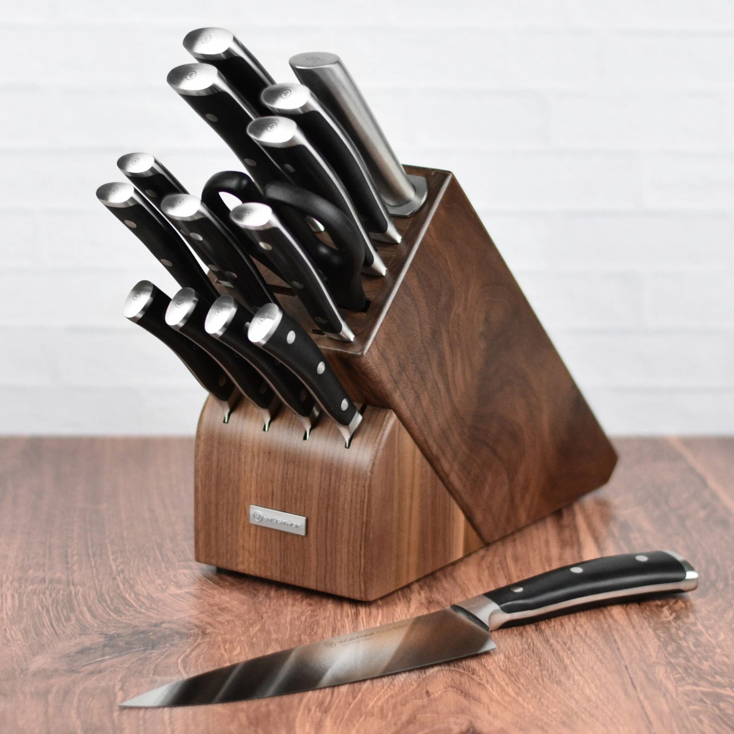 Wusthof Classic Ikon 16 Piece Walnut Knife Block Set 5 Wusthof Classic Ikon 16 Piece Walnut Knife Block Set - Image 3
