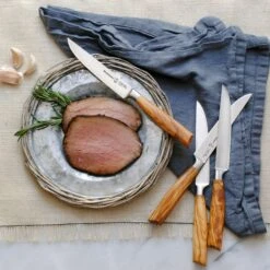 Messermeister Oliva Elite 4 Piece Steak Knife Set 13 Messermeister Oliva Elite 4 Piece Steak Knife Set -Zwilling Shop 48061