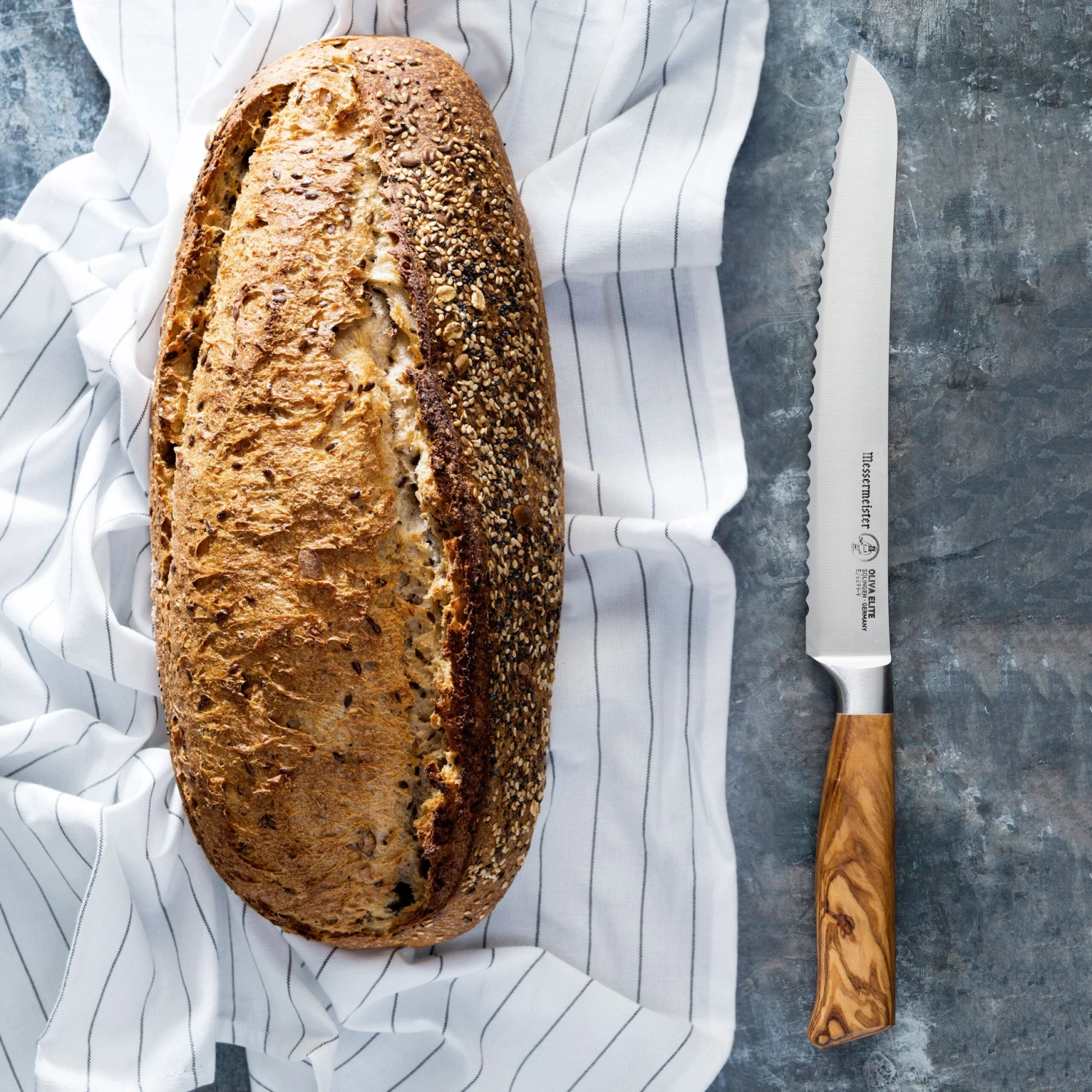 Messermeister Oliva Elite 9" Bread Knife 7 Messermeister Oliva Elite 9" Bread Knife - Image 5
