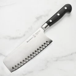 Messermeister Meridian Elite 7" Hollow Edge Nakiri Vegetable Knife