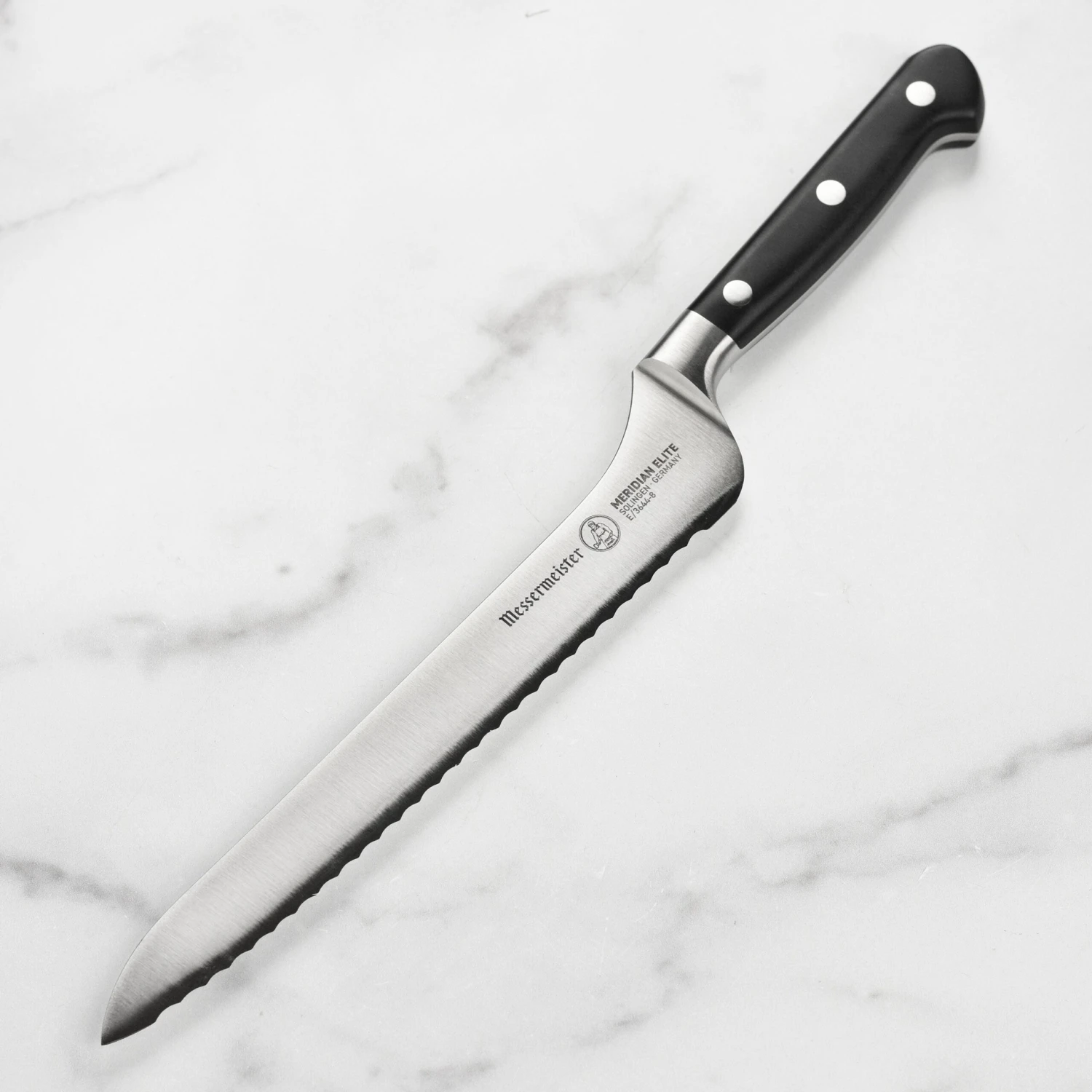 Messermeister Meridian Elite 8" Offset Bread Knife 3 Messermeister Meridian Elite 8" Offset Bread Knife