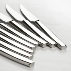 Wusthof 8 Piece Stainless Steel Steak Knife Set With Olivewood Case -Zwilling Shop 48418
