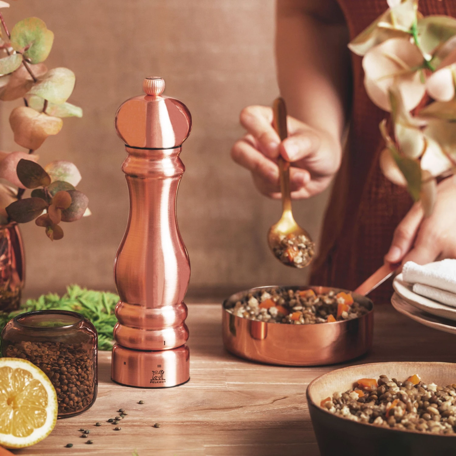 Peugeot Paris Copper 8.75" U'Select Salt & Pepper Mill Set 9 Peugeot Paris Copper 8.75" U'Select Salt & Pepper Mill Set - Image 7