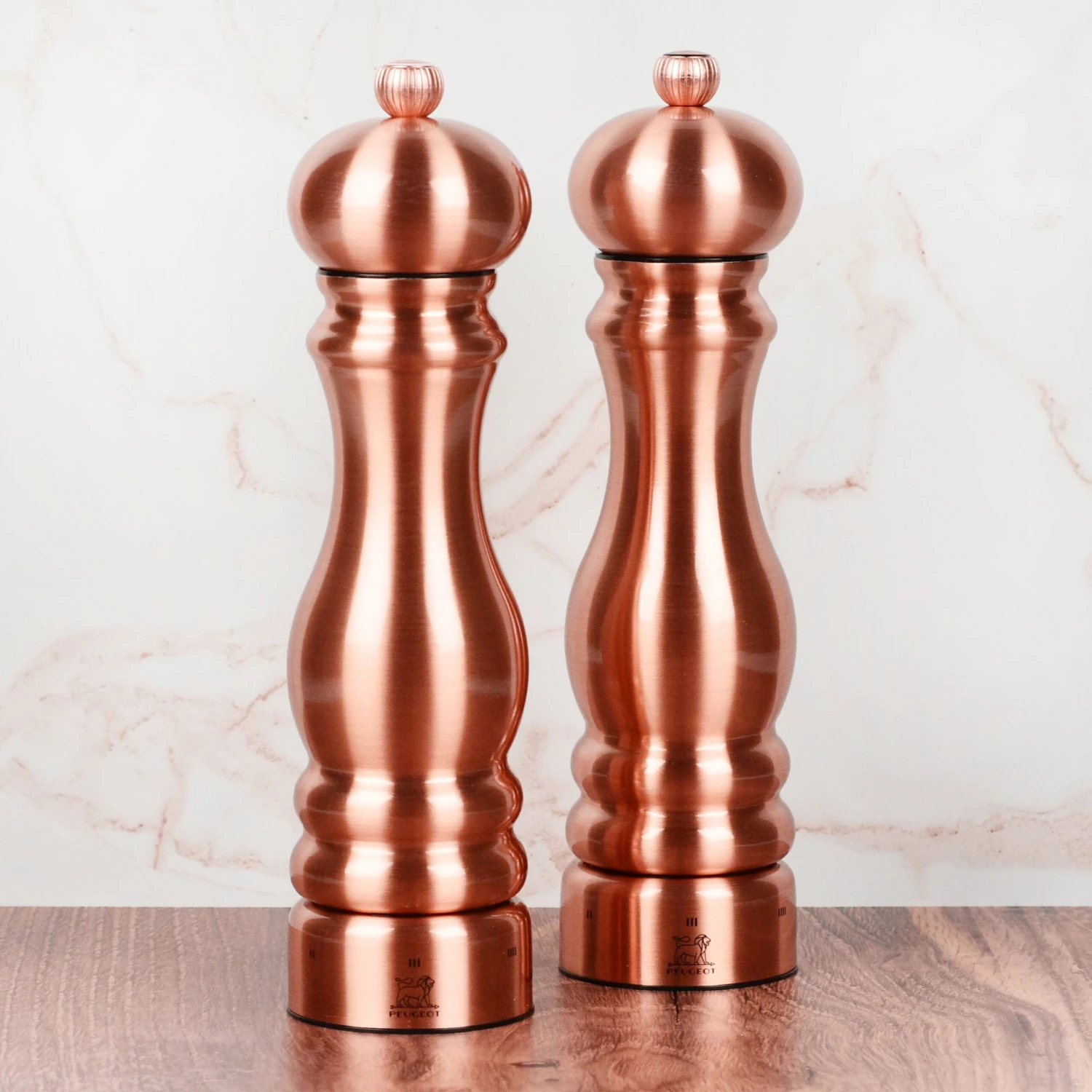 Peugeot Paris Copper 8.75" U'Select Salt & Pepper Mill Set 3 Peugeot Paris Copper 8.75" U'Select Salt & Pepper Mill Set