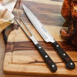 Wusthof Classic 2 Piece Hollow Edge Carving Set 13 Wusthof Classic 2 Piece Hollow Edge Carving Set -Zwilling Shop 48728