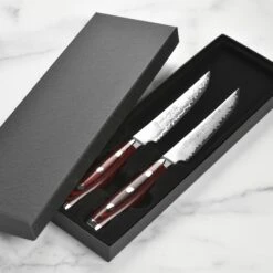 Yaxell Super Gou SG2 2 Piece Steak Knife Set -Zwilling Shop 49232