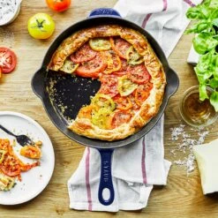 Staub 11" Sapphire Blue Cast Iron Deep Traditional Skillet -Zwilling Shop 4 0efd91b6 752c 44e3 9ca9 75dbb13fb8c4