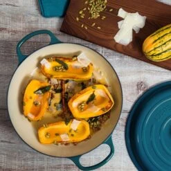 Le Creuset Signature Cast Iron Deep Teal 5 Piece Cookware Set -Zwilling Shop 5