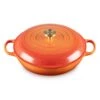 Le Creuset Signature Cast Iron 5-quart Flamme Doree Braiser -Zwilling Shop 5 quartFlammeDoreeBraiser