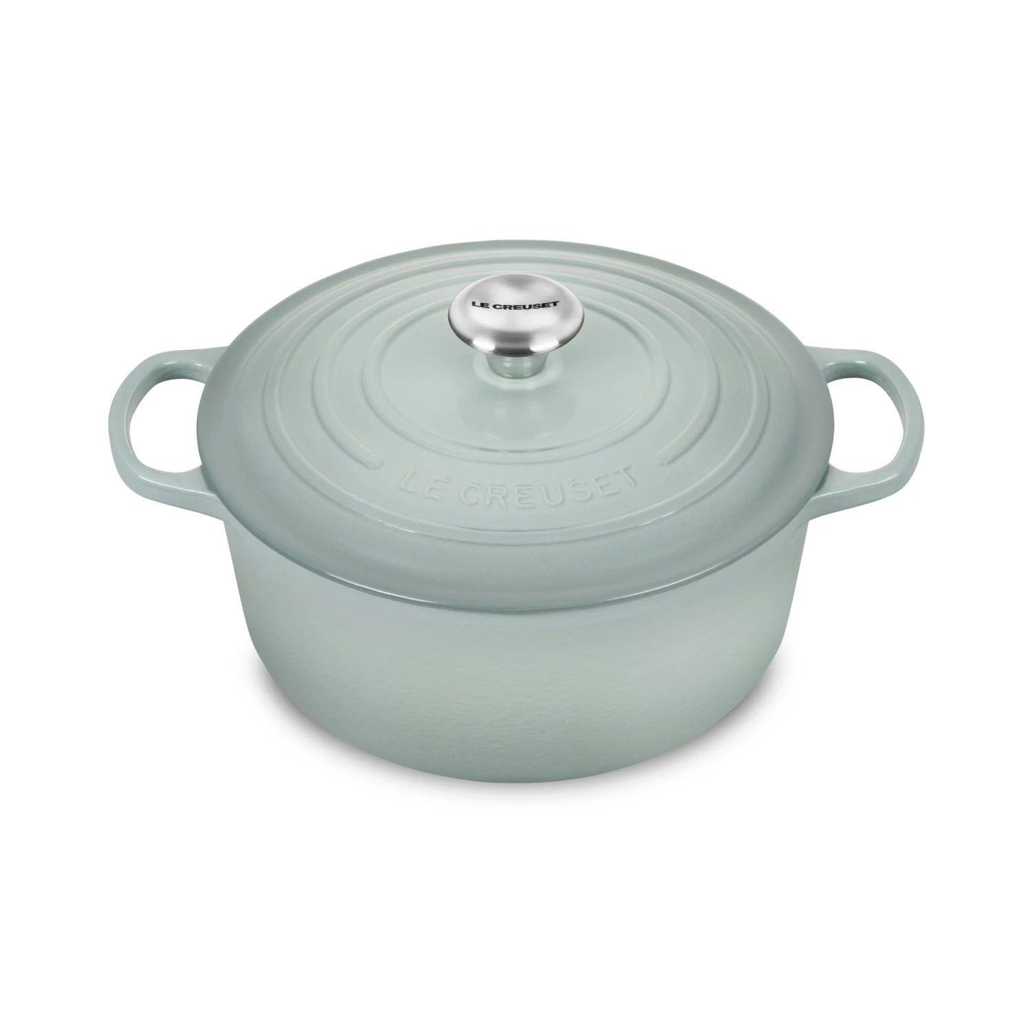 Le Creuset Signature Cast Iron 5.5-quart Sea Salt Round Dutch Oven 3 Le Creuset Signature Cast Iron 5.5-quart Sea Salt Round Dutch Oven