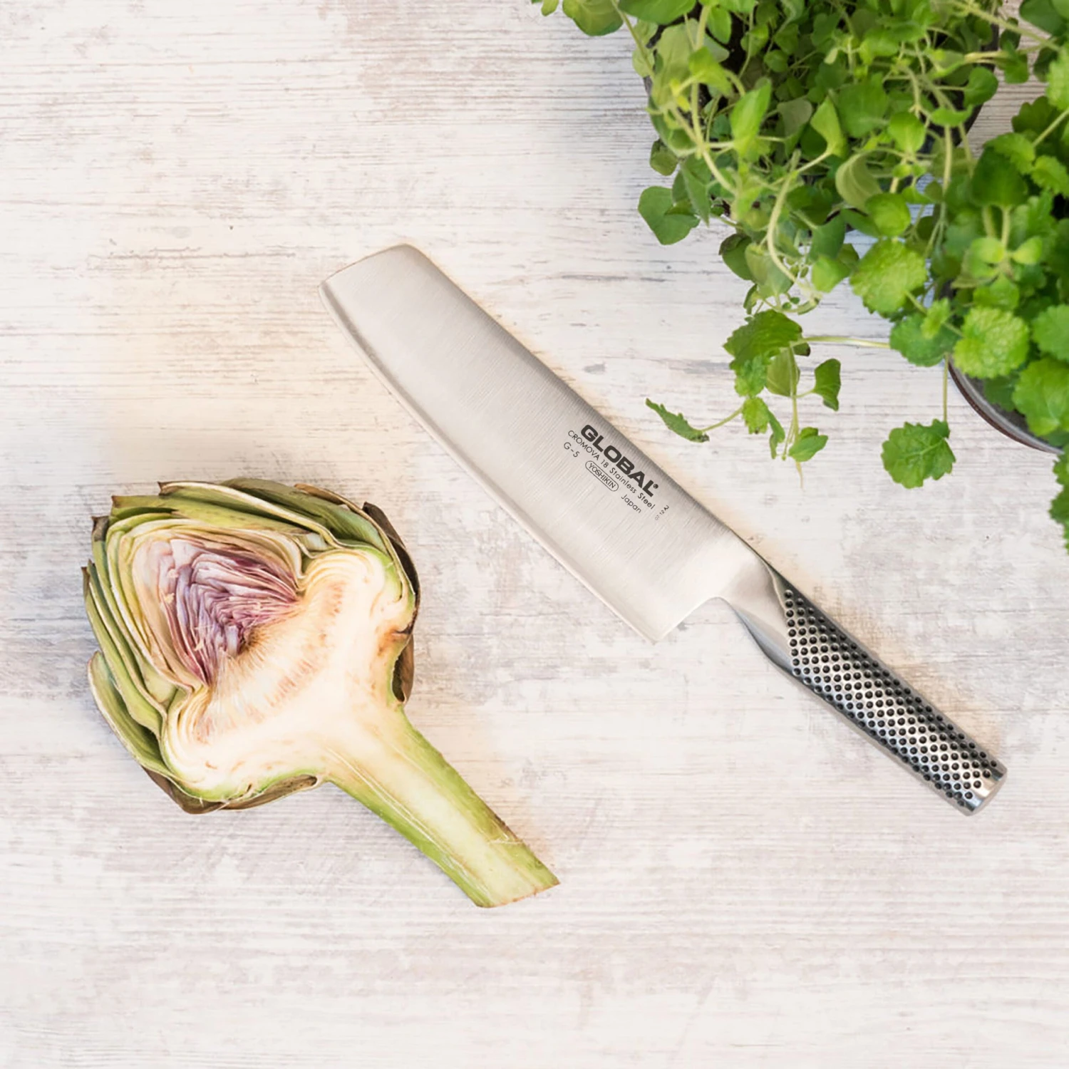 Global 7" Nakiri Knife 7 Global 7" Nakiri Knife - Image 5
