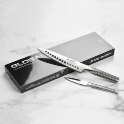 Global 2 Piece Hollow Edge Chef's Knife Set -Zwilling Shop 50475