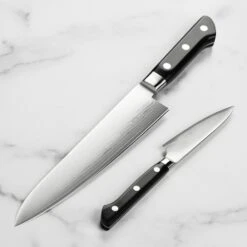 Tojiro Classic Damascus 2 Piece Chef's & Paring Knife Set -Zwilling Shop 50893