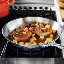 Le Creuset Stainless Steel 12" Skillet -Zwilling Shop 51155