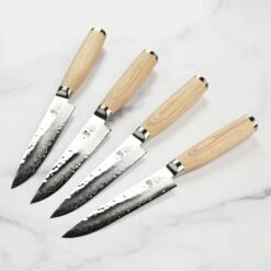 Shun Premier Blonde 4 Piece Steak Knife Set -Zwilling Shop 51169