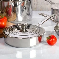 Le Creuset Stainless Steel 3-quart Saute Pan -Zwilling Shop 51258
