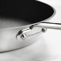 Scanpan Maitre D' Nonstick Stainless Steel 9.5 & 11" Fry Pan Set -Zwilling Shop 52289