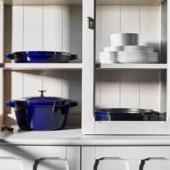 Staub 4 Piece Sapphire Blue Stackable Cast Iron Cookware Set 13 Staub 4 Piece Sapphire Blue Stackable Cast Iron Cookware Set -Zwilling Shop 52320